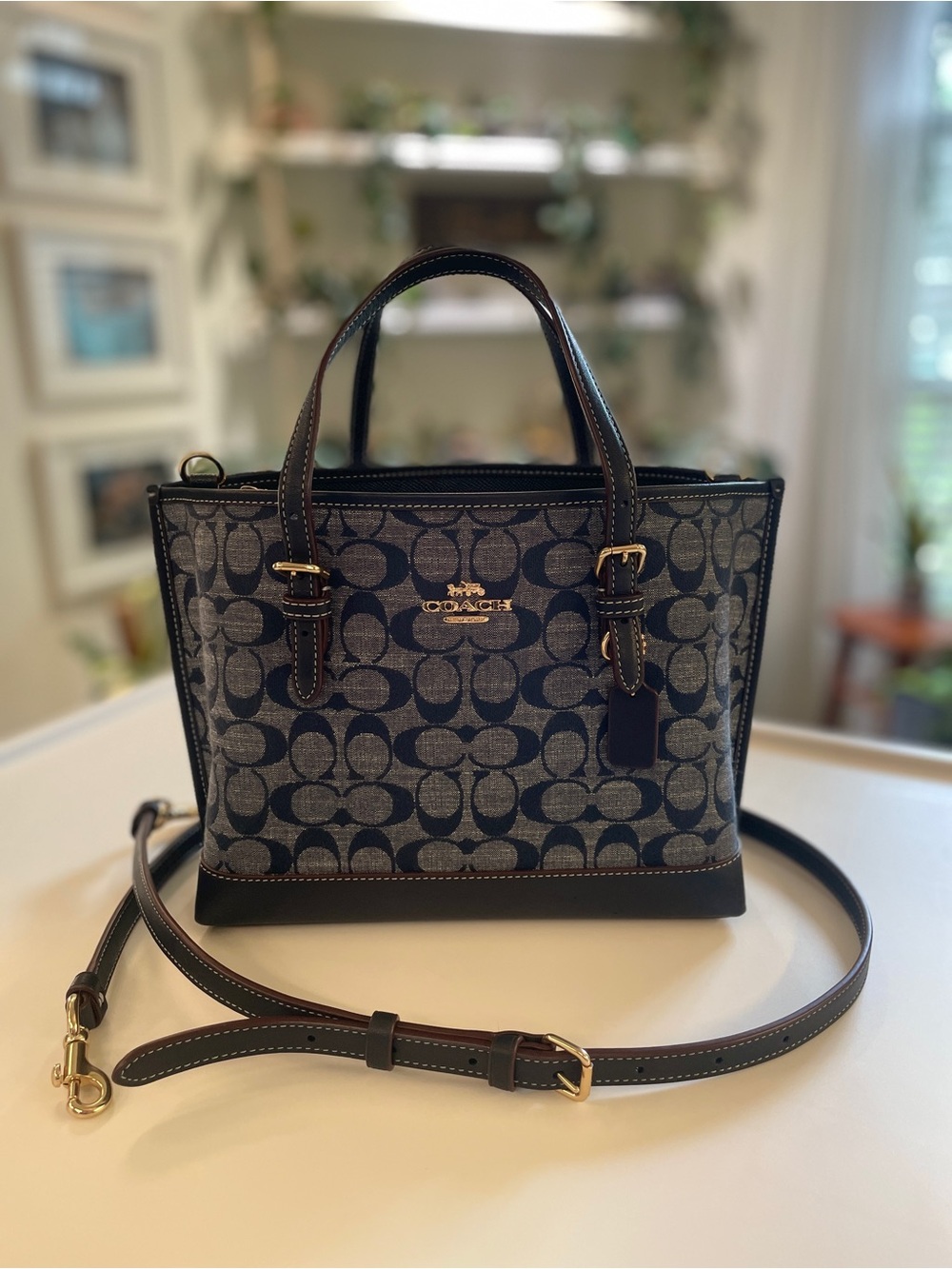 Coach Mollie Denim Chambray
Tote 25
